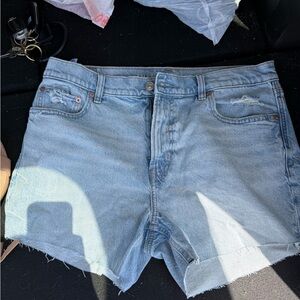 American Eagle Outfitters Light Blue Jean Shorts